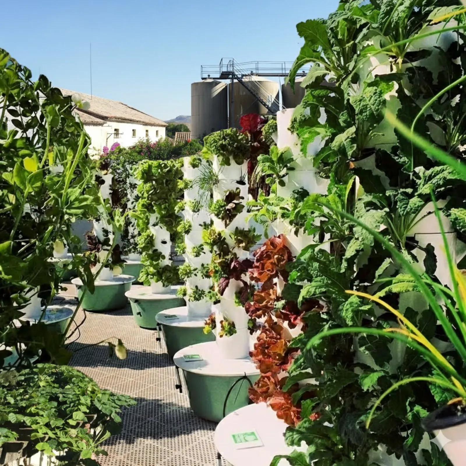 El Huerto — cultivo hidropónico en azotea